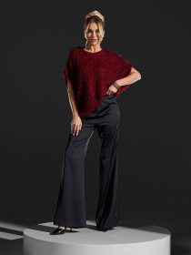 Светри модель 15416_темно-бордовый Фото