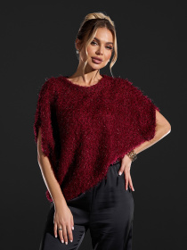 Светри модель 15416_темно-бордовый Фото