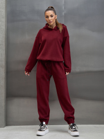 Спортивный костюм ISSA Plus модель 15444_бордовый Фото