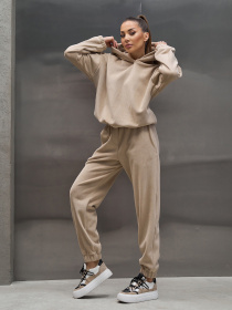 Спортивний костюм ISSA Plus модель 15444_светло-бежевый Спортивний костюм ISSA Plus модель 15444_светло-бежевый Фото