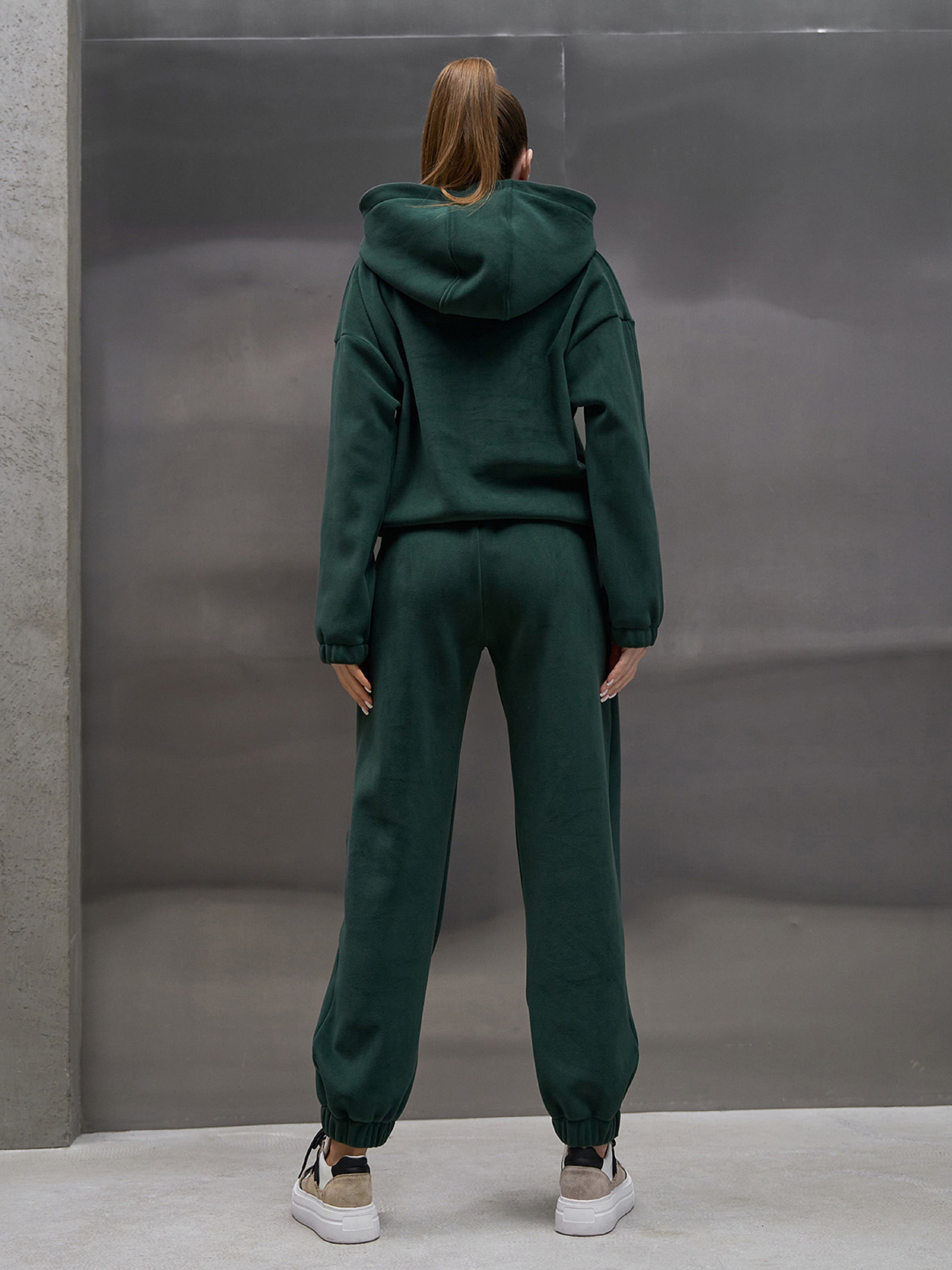 Спортивный костюм ISSA Plus модель 15444_темно-зеленый Фото