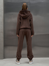 Спортивный костюм ISSA Plus модель 15444_темно-коричневый Фото