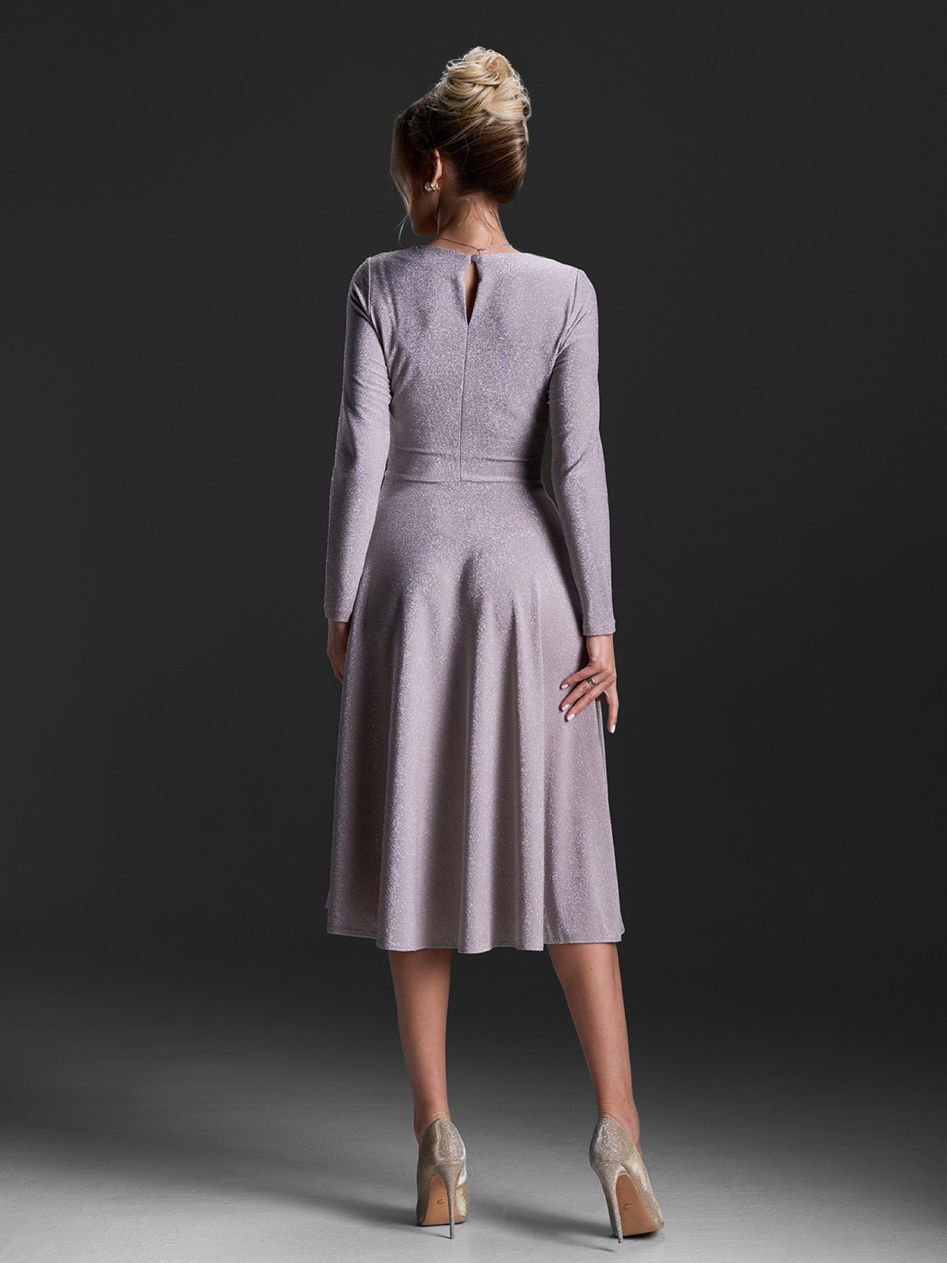 Платья модель 14954_бежевый Фото