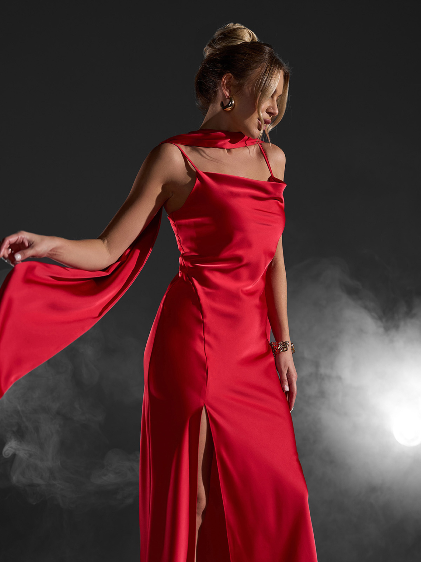 Сукня максі ISSA Plus модель 15411_красный Сукня максі ISSA Plus модель 15411_красный Фото