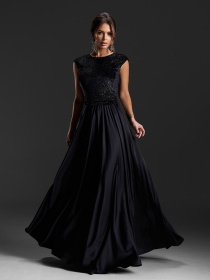 Платья модель 15415_черный Платья модель 15415_черный Фото