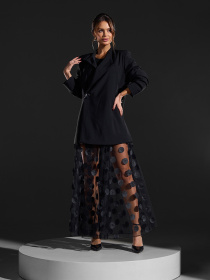 Юбки модель 15423_черный Юбки модель 15423_черный Фото