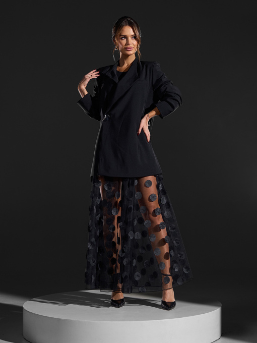 Юбки модель 15423_черный Юбки модель 15423_черный Фото