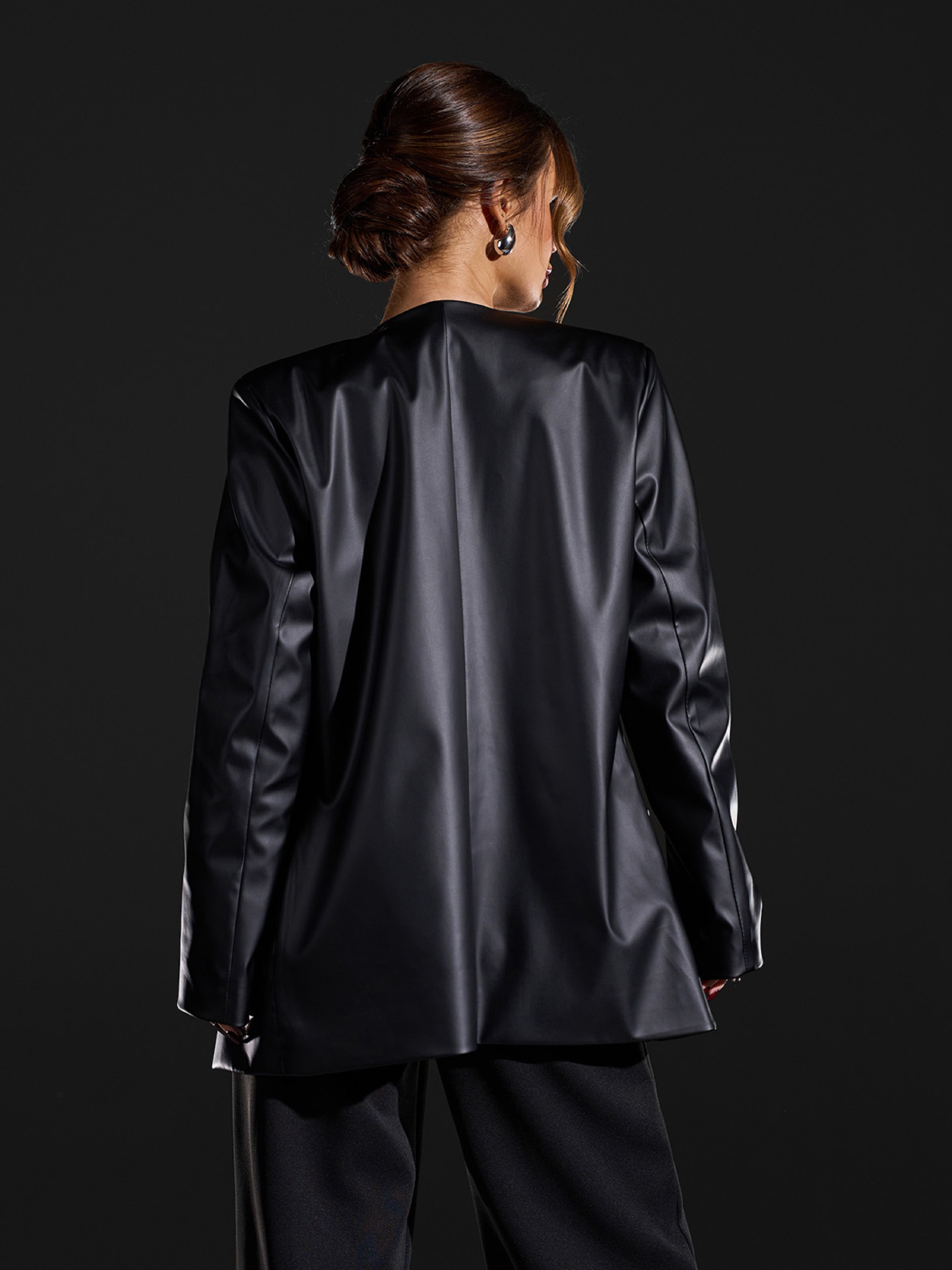 Пиджак ISSA Plus модель 15436_черный Фото