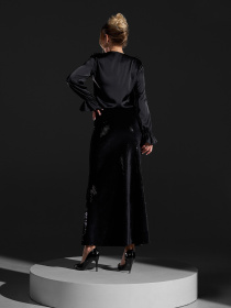 Юбки модель 15439_черный Фото