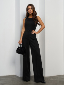 Класичні штани ISSA Plus модель 15440_черный Фото