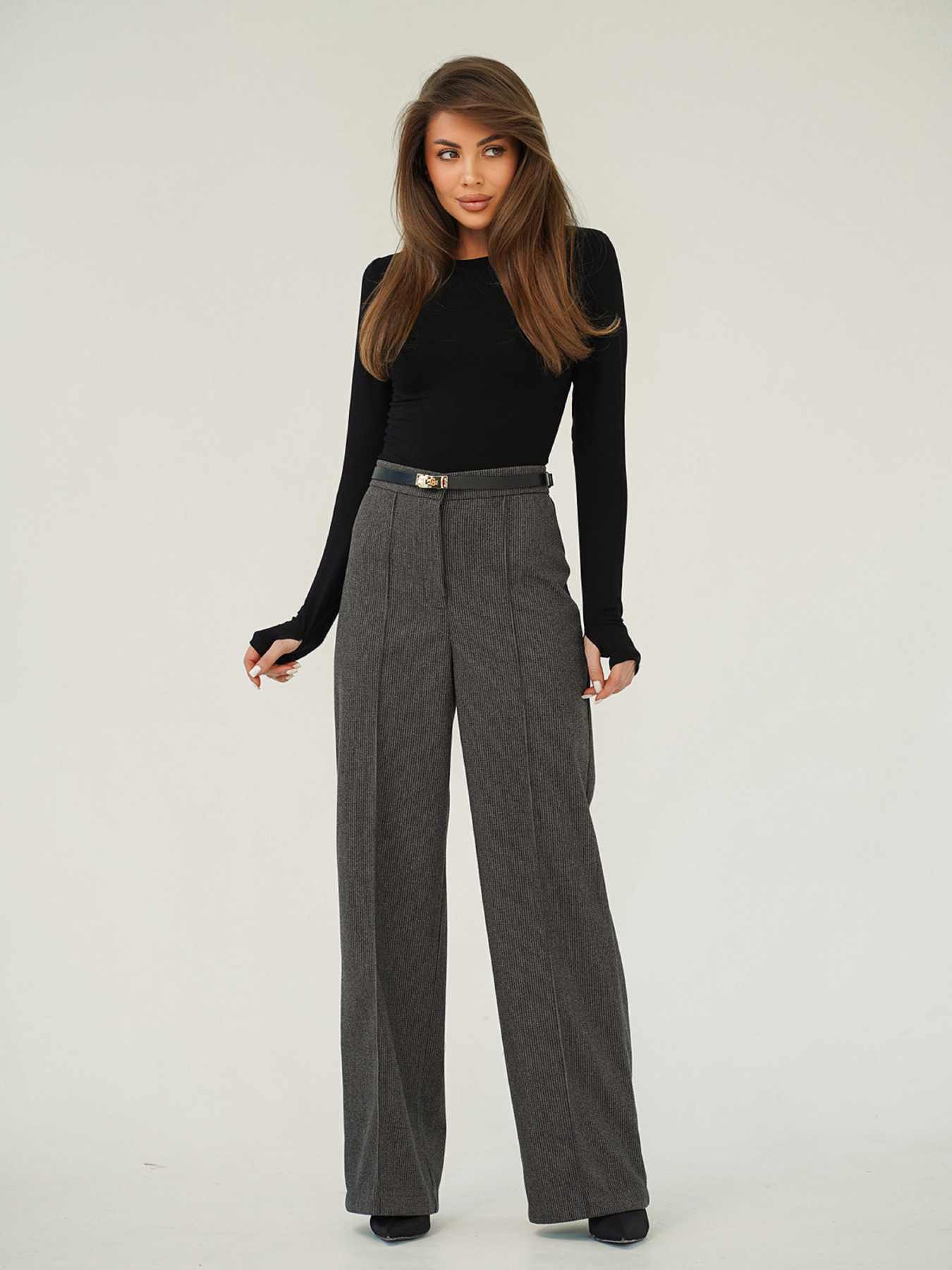 Жіночі брюки модель 15441_серый Фото