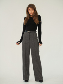 Повседневные штаны ISSA Plus модель 15441_серый Фото