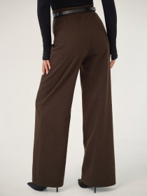 Повсякденні штани ISSA Plus модель 15441_темно-коричневый Повсякденні штани ISSA Plus модель 15441_темно-коричневый Фото