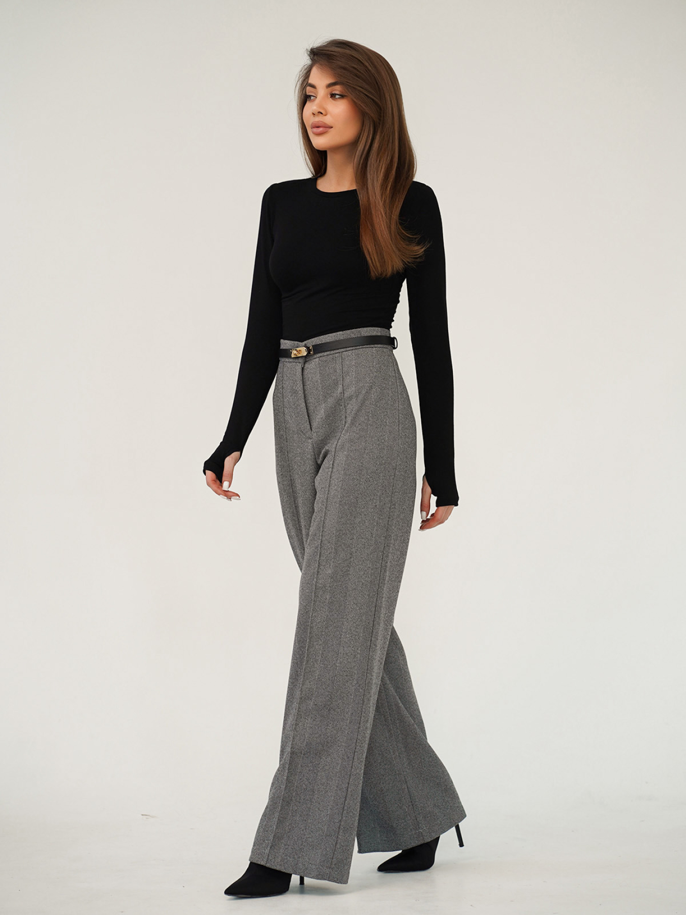 Повсякденні штани ISSA Plus модель 15442_серый Фото