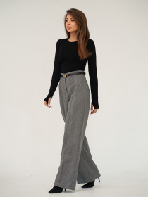 Повсякденні штани ISSA Plus модель 15442_серый Повсякденні штани ISSA Plus модель 15442_серый Фото