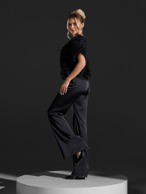 Повсякденні штани ISSA Plus модель 15447_черный Повсякденні штани ISSA Plus модель 15447_черный Фото