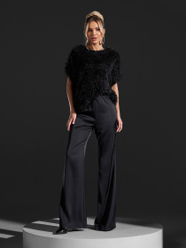 Повседневные штаны ISSA Plus модель 15447_черный Фото