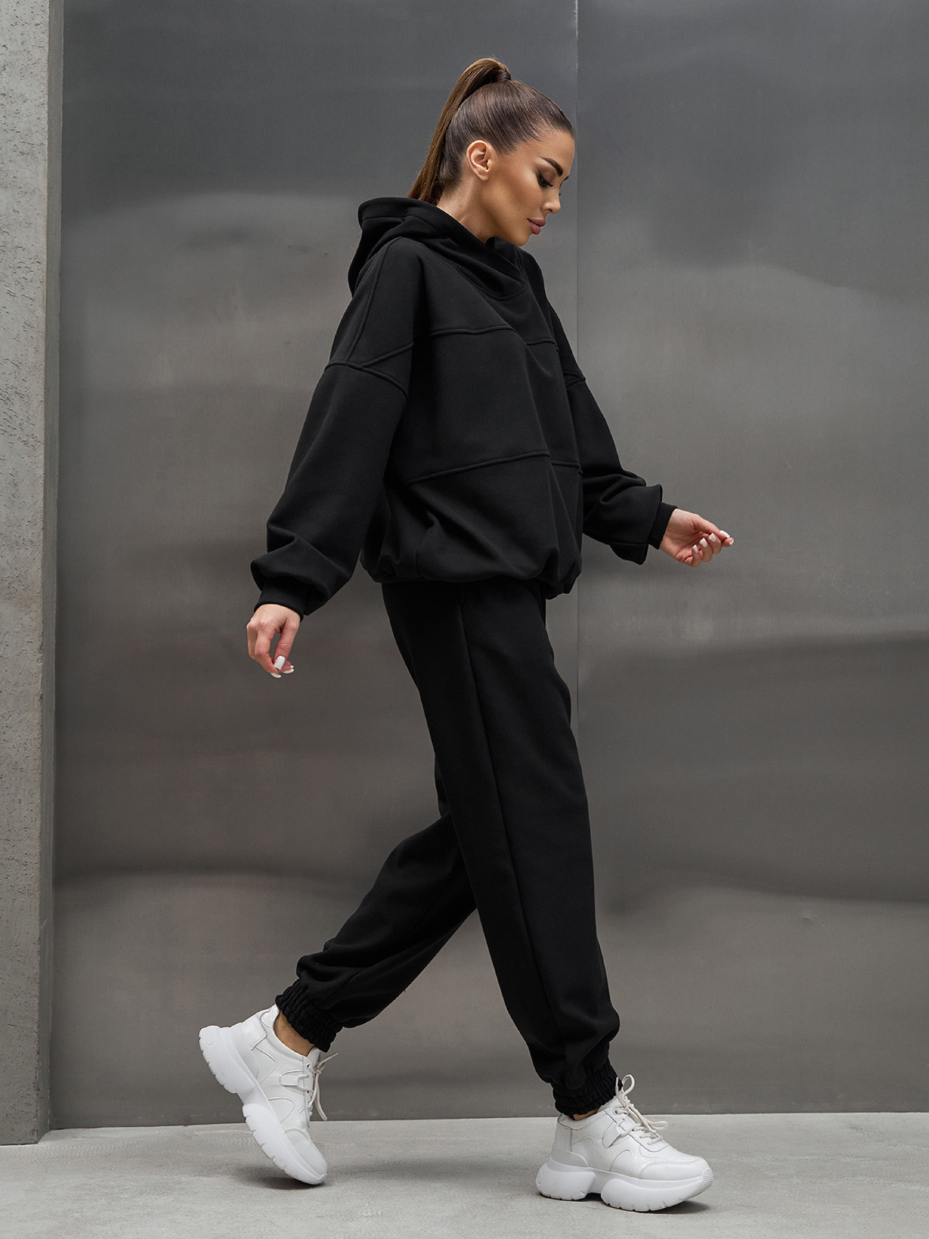 Спортивный костюм ISSA Plus модель 15445_черный Фото