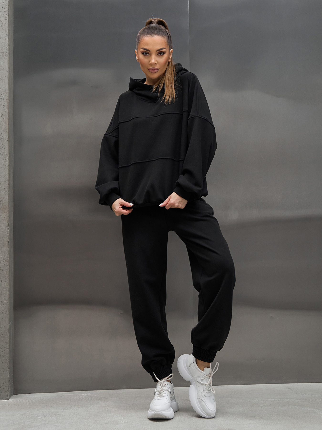 Спортивный костюм ISSA Plus модель 15445_черный Фото