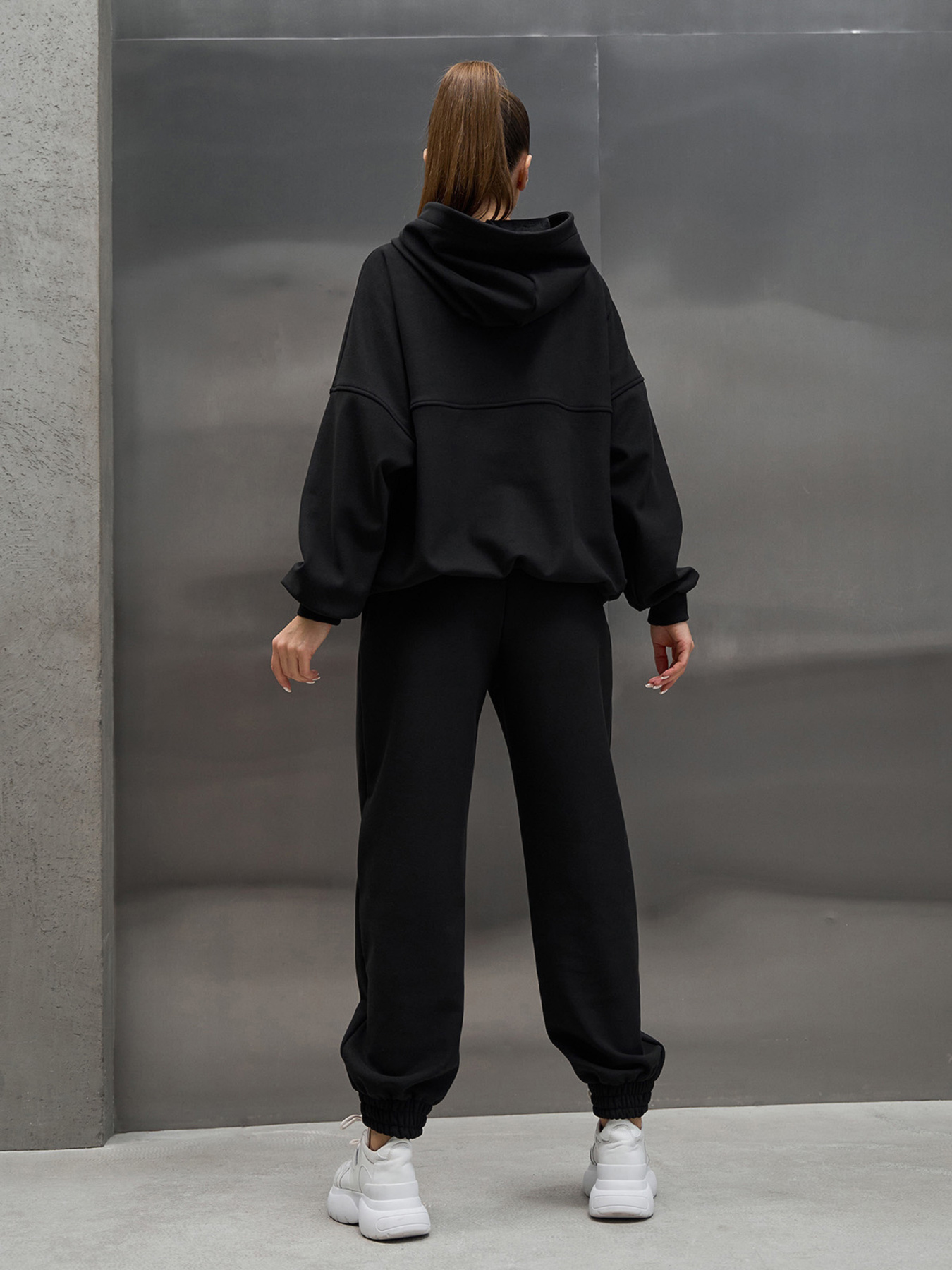 Спортивный костюм ISSA Plus модель 15445_черный Спортивный костюм ISSA Plus модель 15445_черный Фото