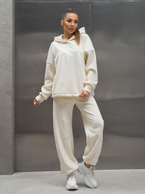 Спортивный костюм ISSA Plus модель 15446_молочный Фото
