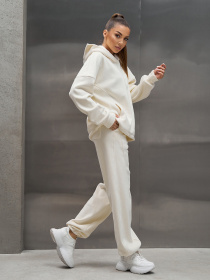 Спортивний костюм ISSA Plus модель 15446_молочный Спортивний костюм ISSA Plus модель 15446_молочный Фото