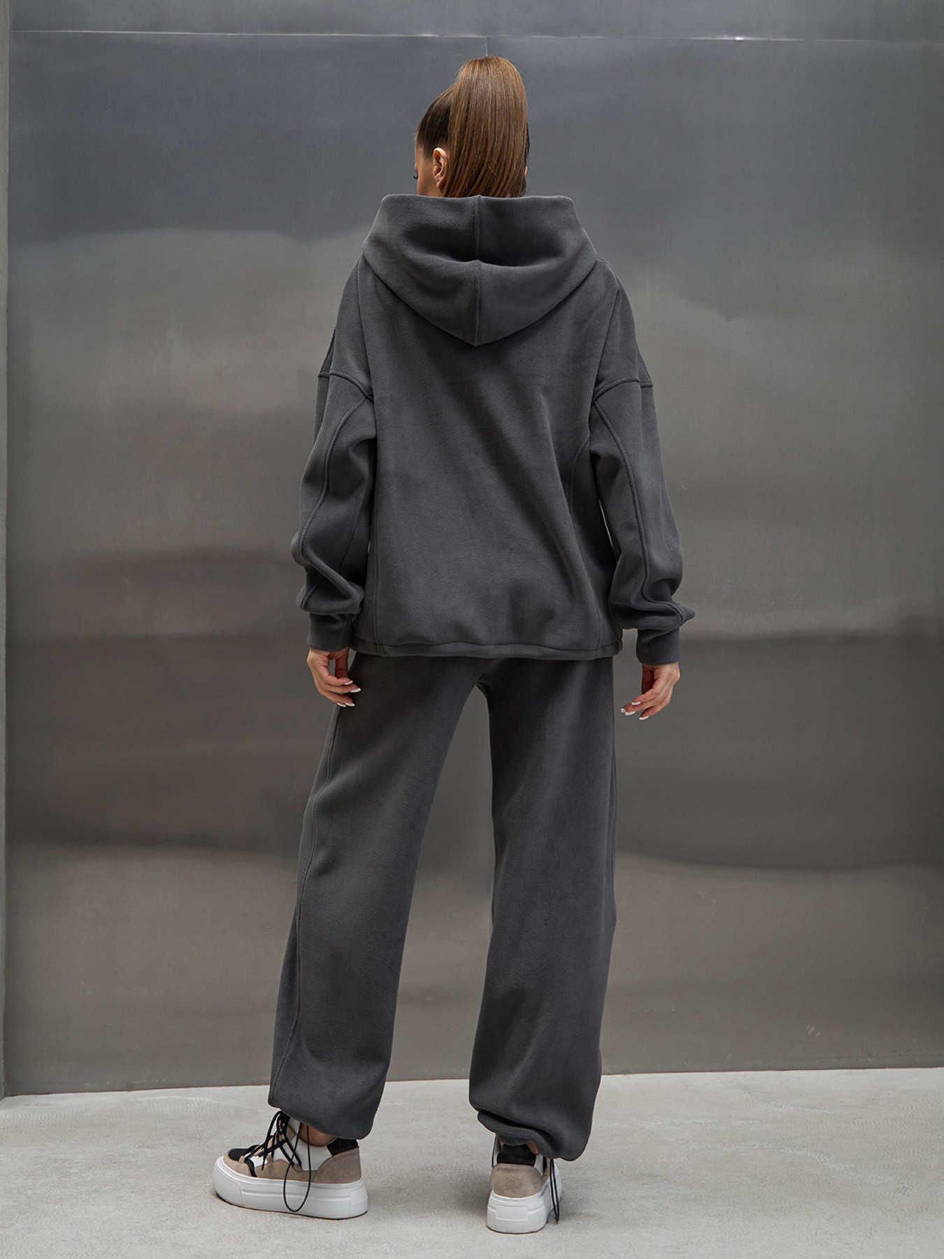 Спортивный костюм ISSA Plus модель 15446_серый Фото