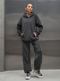 Спортивний костюм ISSA Plus модель 15446_серый Фото