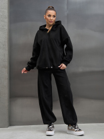 Спортивный костюм ISSA Plus модель 15446_черный Фото