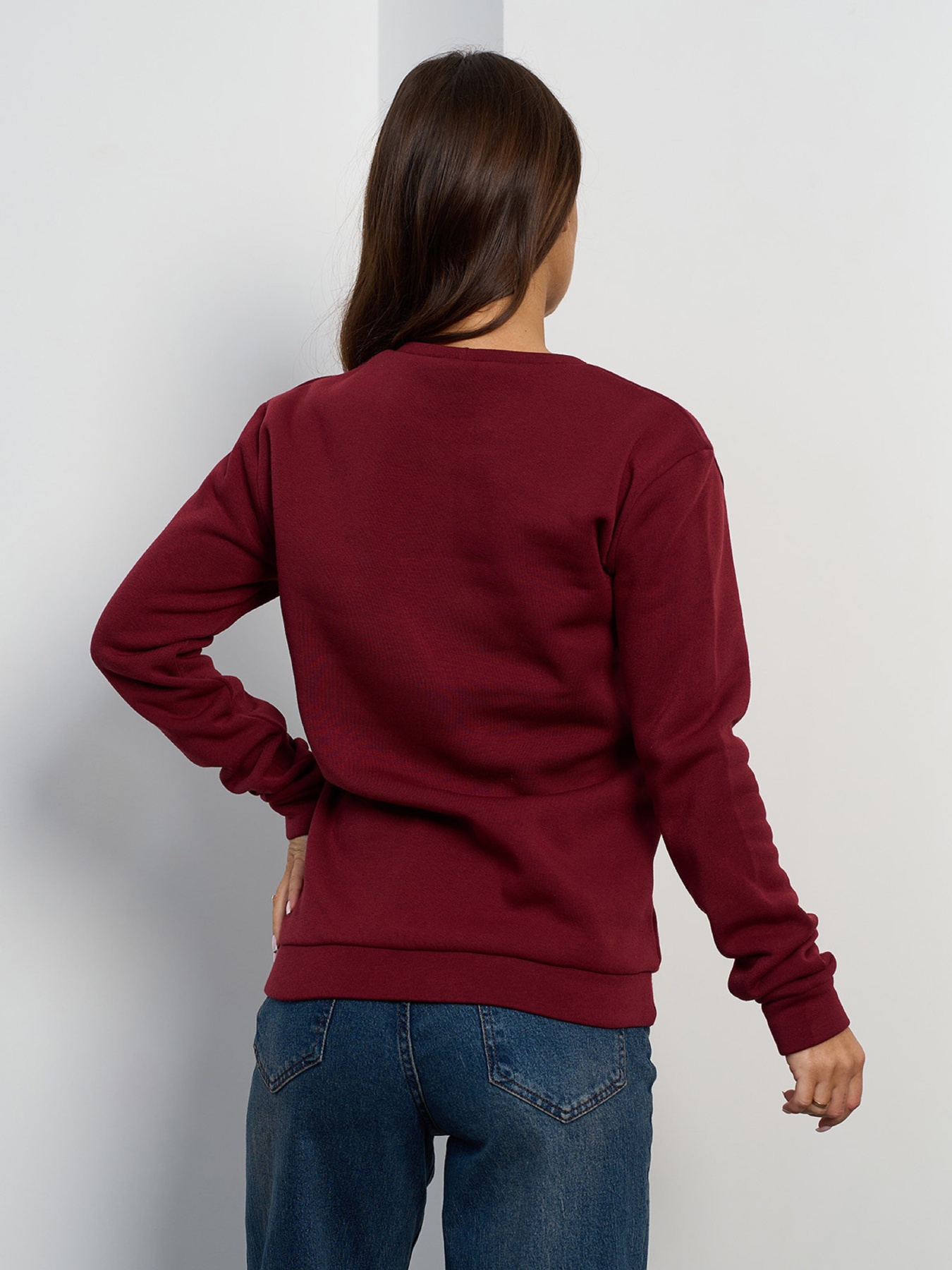 Толстовки модель 14892_бордовый Фото