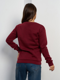 Толстовки модель 14892_бордовый Фото