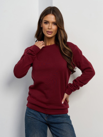 Світшот ISSA Plus модель 14892_бордовый Фото