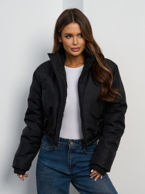 Зимова куртка ISSA Plus модель 15443_черный Фото