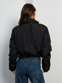 Зимова куртка ISSA Plus модель 15443_черный Фото