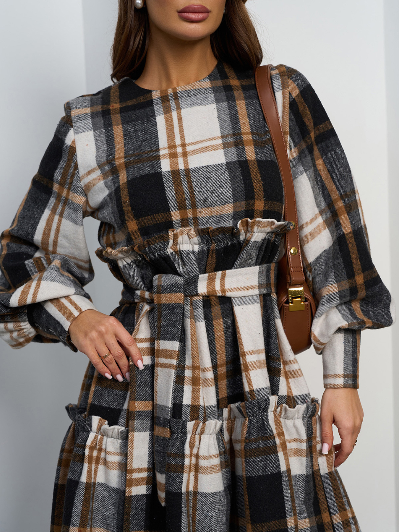 Платье мини ISSA Plus модель 15451_мультиколор Фото