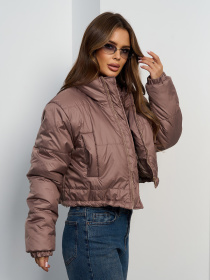 Зимняя куртка ISSA Plus модель 15455_бежевый Фото