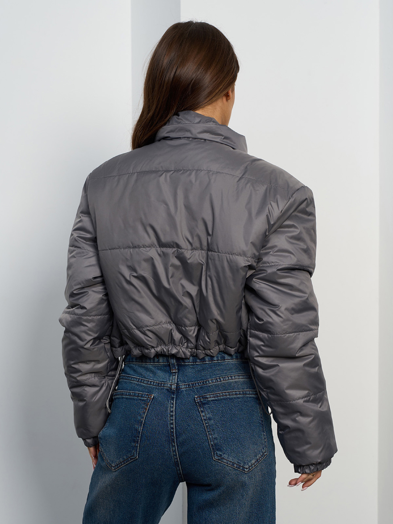 Зимняя куртка ISSA Plus модель 15455_серый Фото