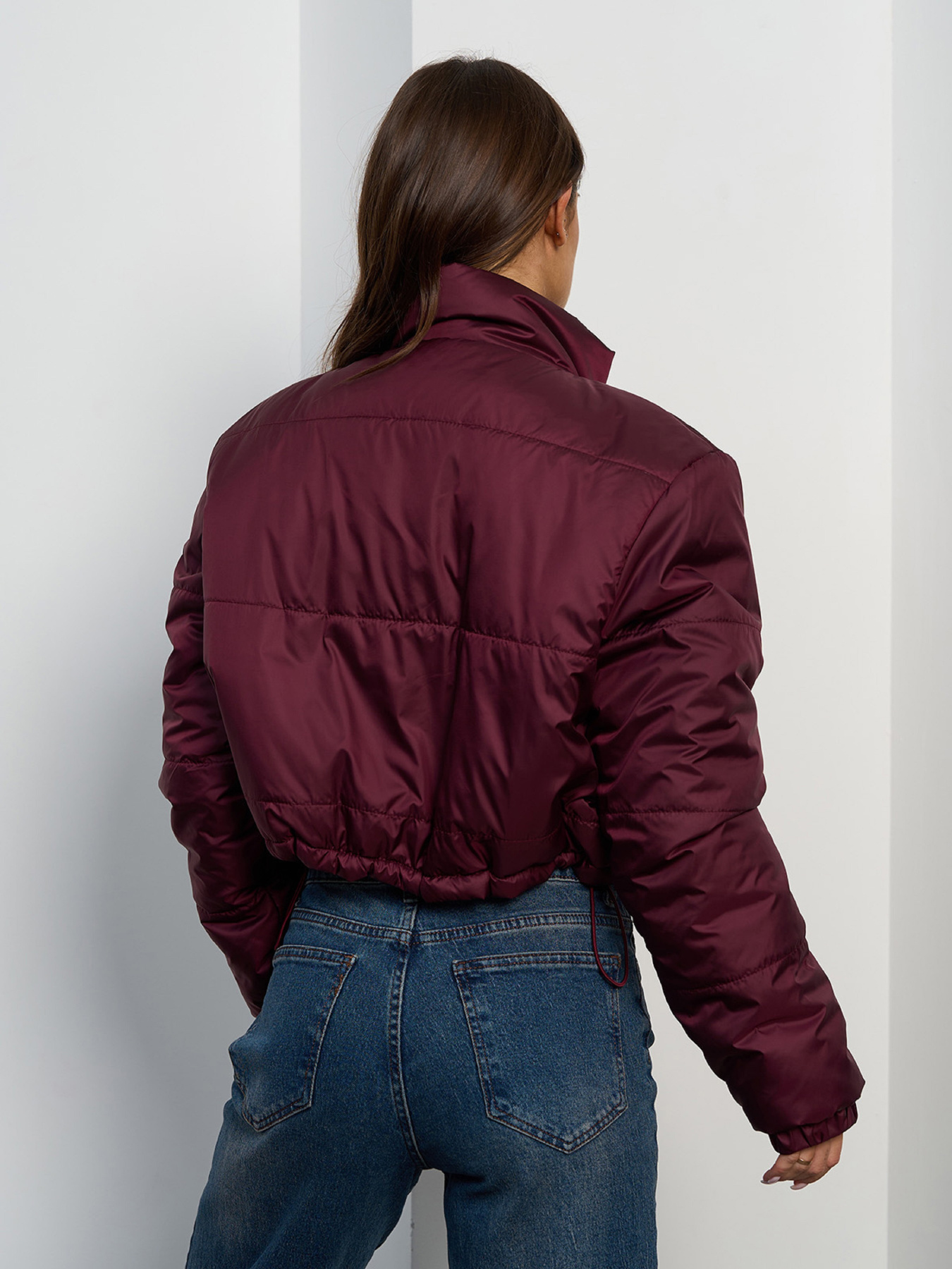 Зимняя куртка ISSA Plus модель 15455_темно-бордовый Фото