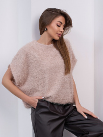 Свитера модель 15416A_бежевый Фото