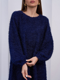 Сукня міні ISSA Plus модель 15412A_синий Фото