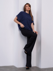 Светр ISSA Plus модель 15416_синий Фото