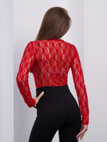 Боди модель 15425A_красный Боди модель 15425A_красный Фото