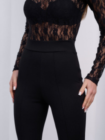 Повседневные штаны ISSA Plus модель 15457_черный Повседневные штаны ISSA Plus модель 15457_черный Фото