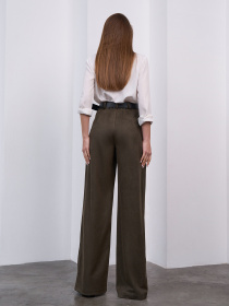 Жіночі брюки модель 15462_хаки Фото