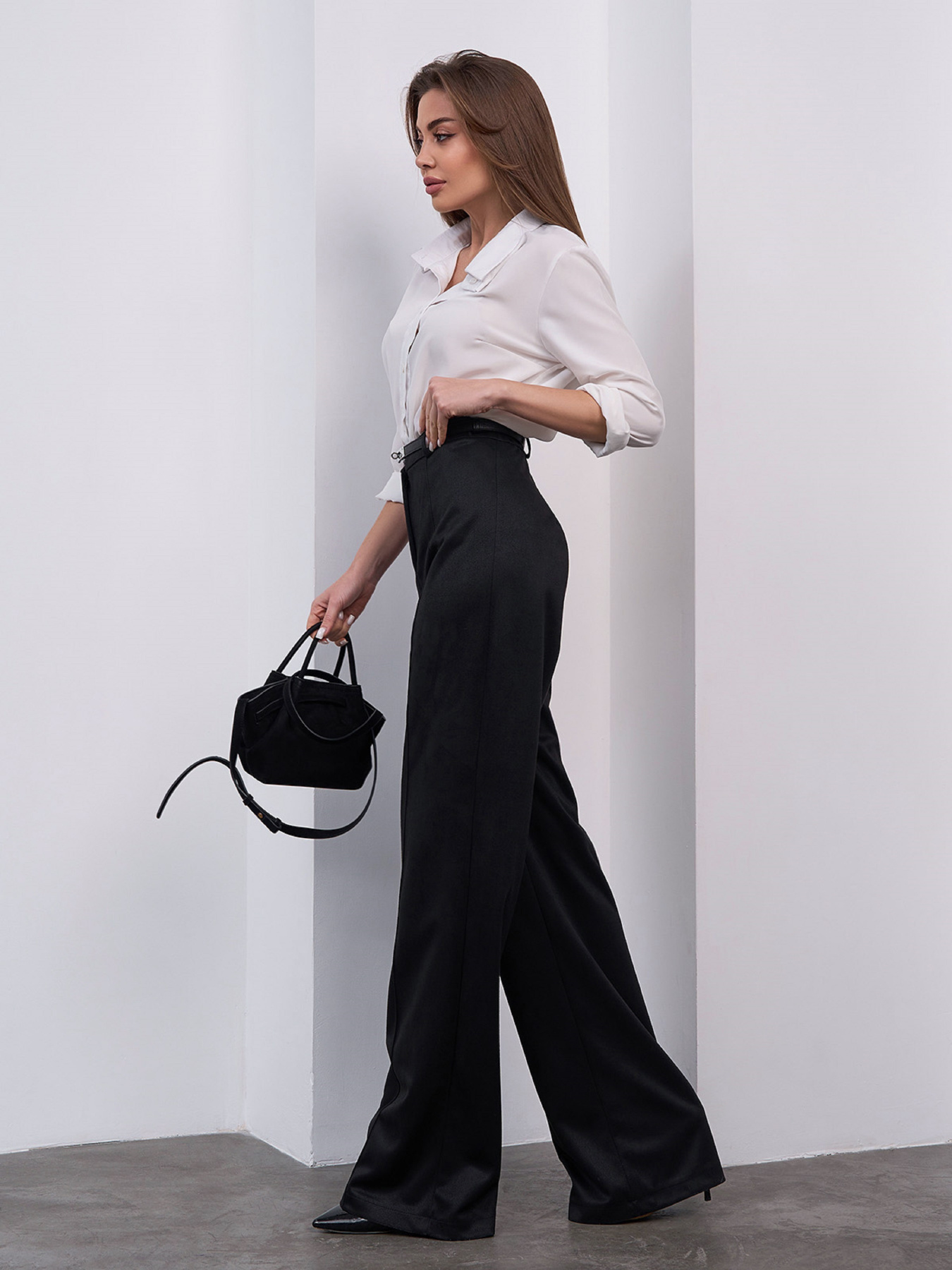 Жіночі брюки модель 15462_черный Фото