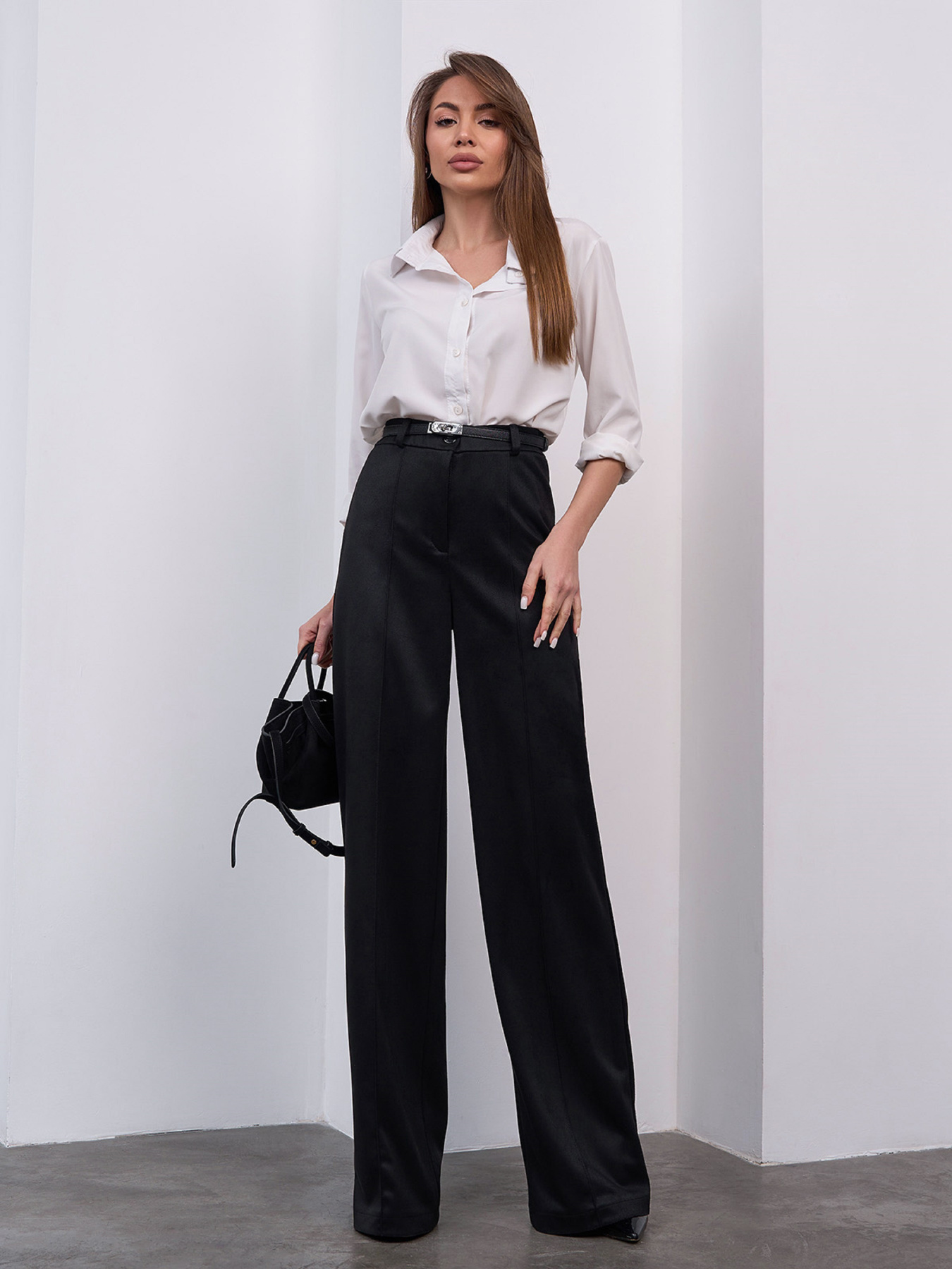 Жіночі брюки модель 15462_черный Фото