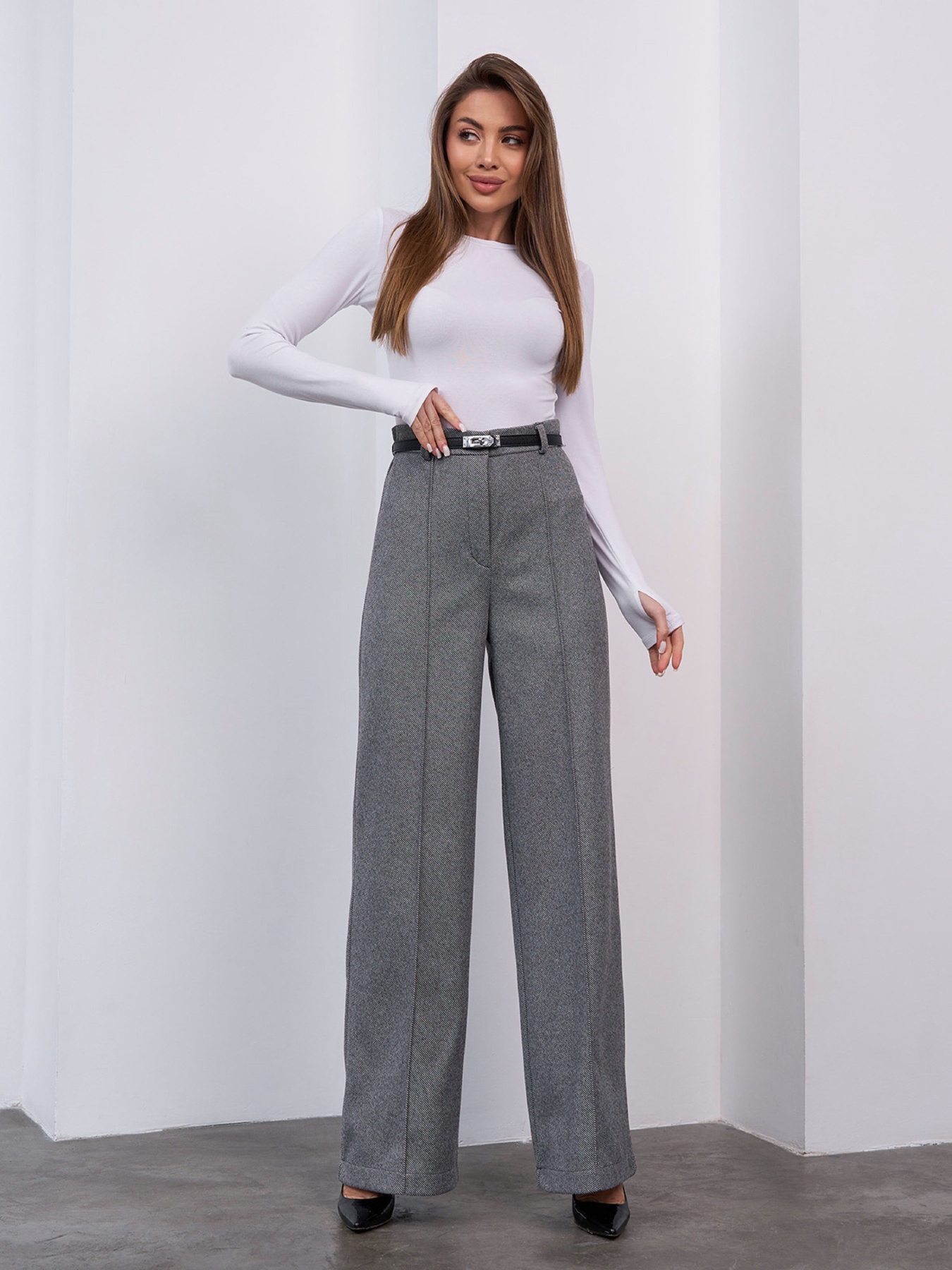 Жіночі брюки модель 15469_серый Фото