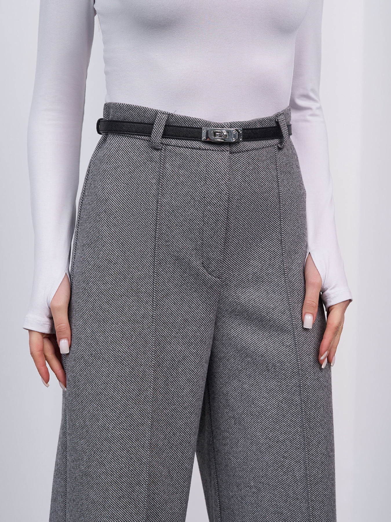 Повсякденні штани ISSA Plus модель 15469_серый Повсякденні штани ISSA Plus модель 15469_серый Фото