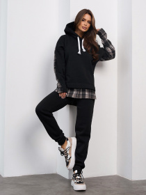 Спортивный костюм ISSA Plus модель SA-688_черный Фото