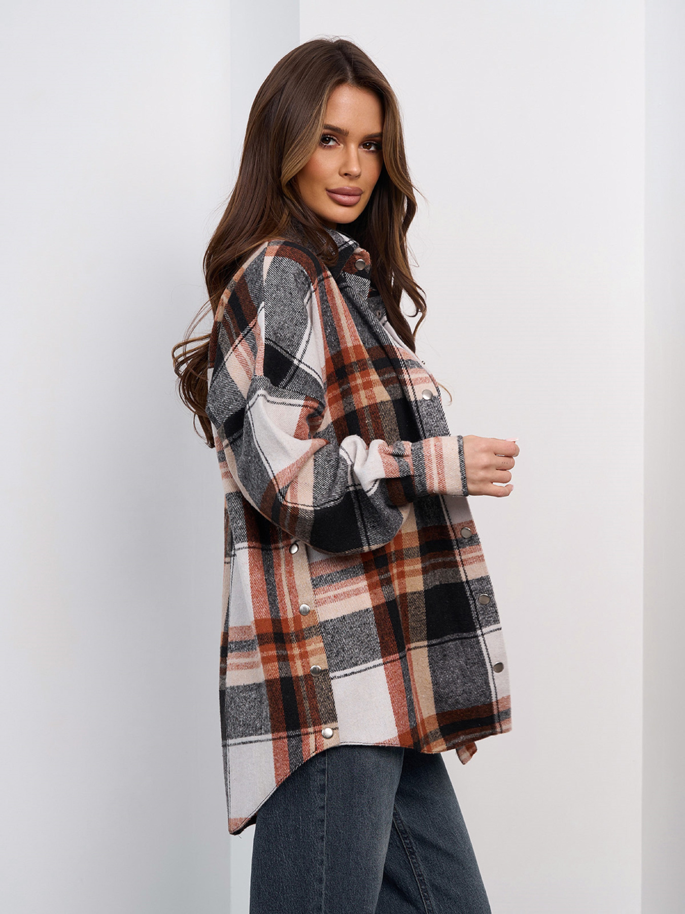 Рубашка ISSA Plus модель SA-684_мультиколор Фото